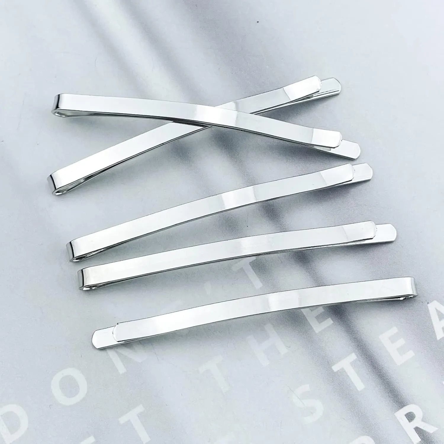 50 Silver Jumbo Bobby Pins, 2.56 Inch Metal Hair Clips Hair Pin Bobby-pins Hairpins Hair Accessories for Women Thick Long Updo Hair Style