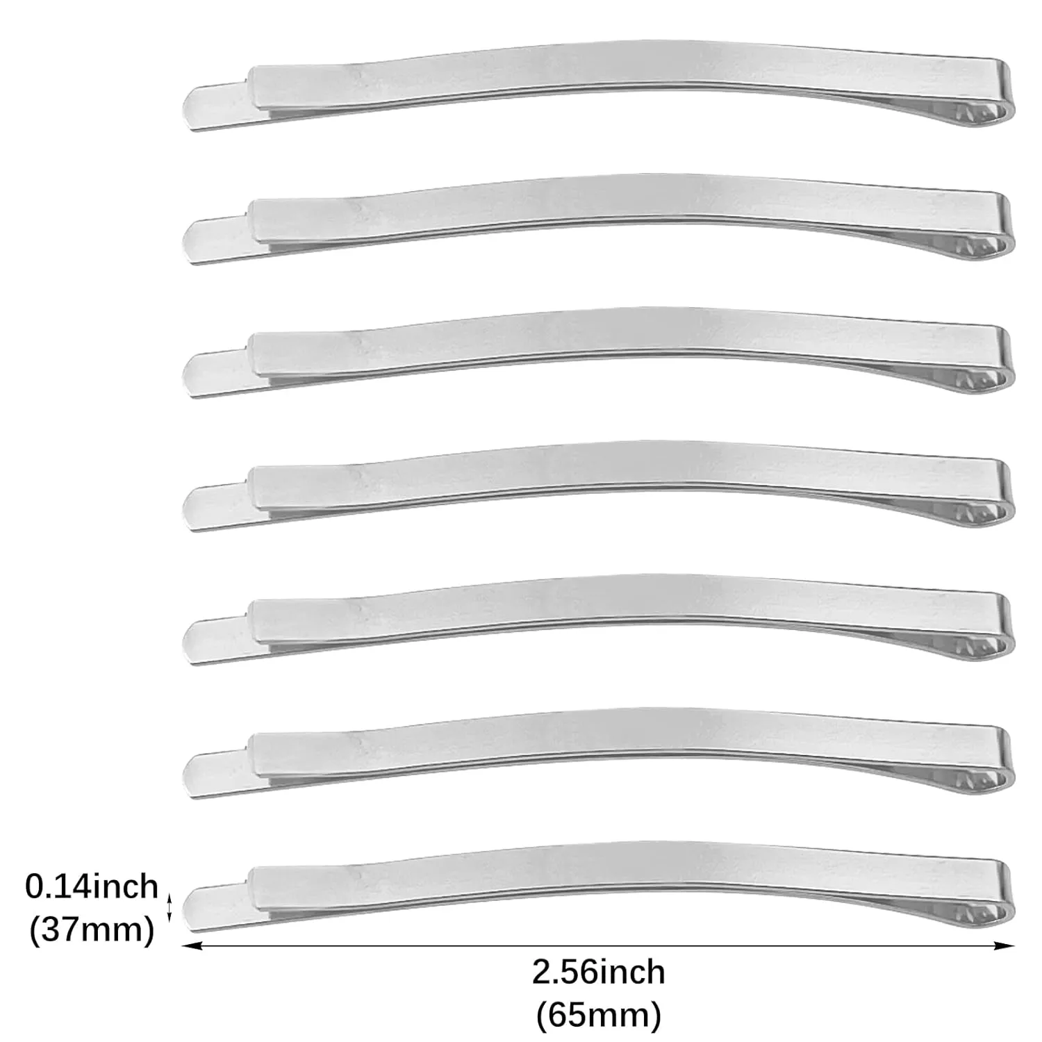 50 Silver Jumbo Bobby Pins, 2.56 Inch Metal Hair Clips Hair Pin Bobby-pins Hairpins Hair Accessories for Women Thick Long Updo Hair Style