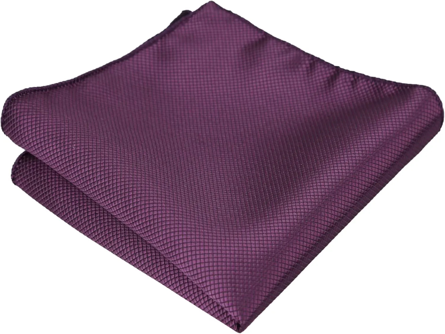 Alizeal Mens Solid Color Mini Squares Formal Banded Pre-tied Bow Ties, Pocket Square, Cufflinks Set Wedding Party Business
