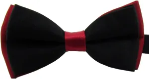AWAYTR Men's Pre Tied Bow Ties for Wedding Party Fancy Plain Adjustable Bowties Necktie
