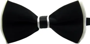 AWAYTR Men's Pre Tied Bow Ties for Wedding Party Fancy Plain Adjustable Bowties Necktie