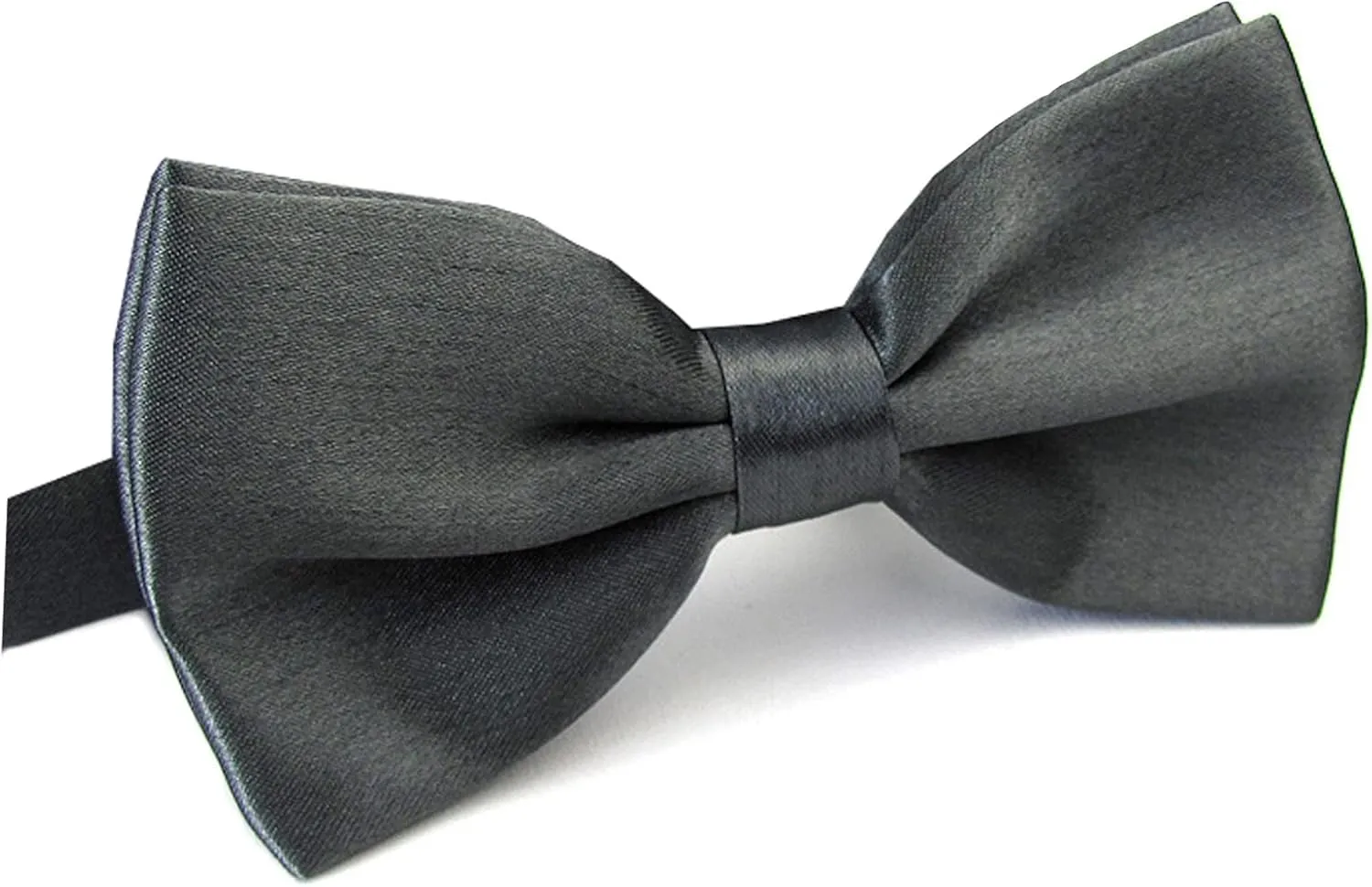 AWAYTR Men's Pre Tied Bow Ties for Wedding Party Fancy Plain Adjustable Bowties Necktie