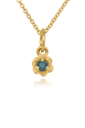 Barnacles ~ 2.5mm Gold Birthstone Pendant