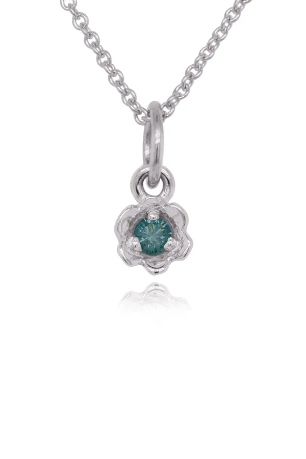 Barnacles ~ 2.5mm Gold Birthstone Pendant