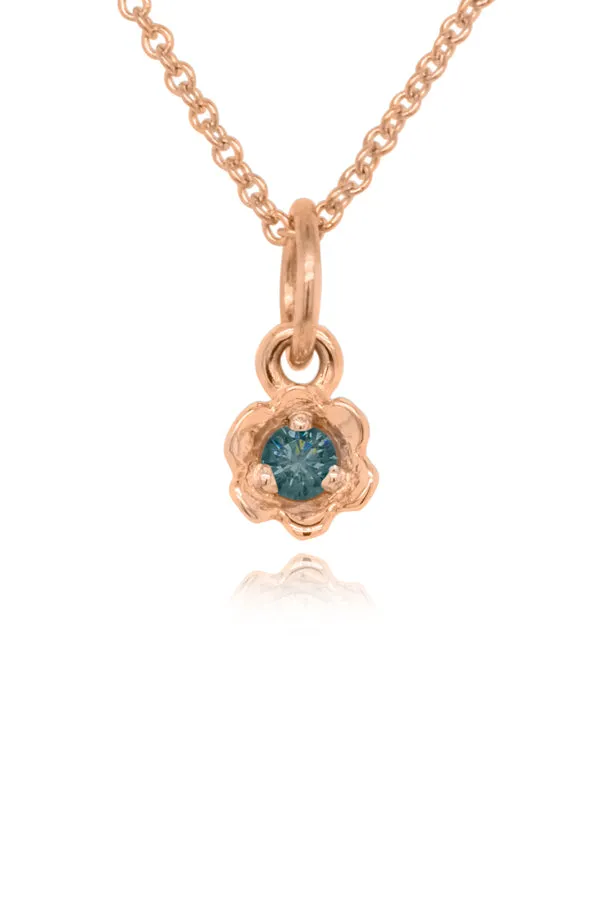 Barnacles ~ 2.5mm Gold Birthstone Pendant