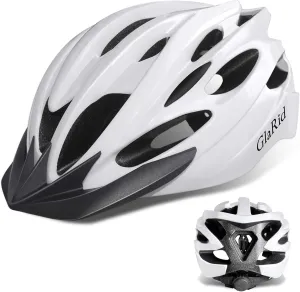 Bike Helmet for Adult Men and Women, Suggested Fit 21.6 to 24inch, Removable Liners, Lightweight Road Mountain Cycling Safety Sports Helmets with Detachable Visor