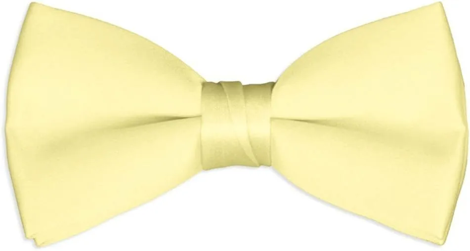 Boys Wedding Bow Tie 12 Pack Children Bowties Kids Tuxedo Solid Ties
