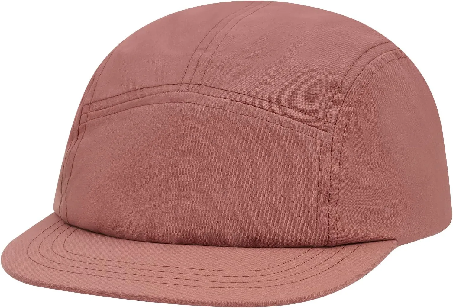Clakllie Quick Dry 5 Panel Running Hats Reflective Flat Brim Hat Breathable Baseball Cap Cooling Outdoor Caps Tennis Dad Hats