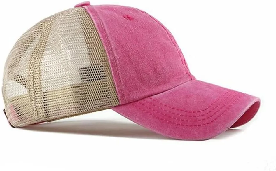 CLAPE Mesh Baseball Cap Summer Breathable Trucker Mesh Hat Golf Dad Hats Quick Dry Cool Hats Outdoor Sports Running Cap