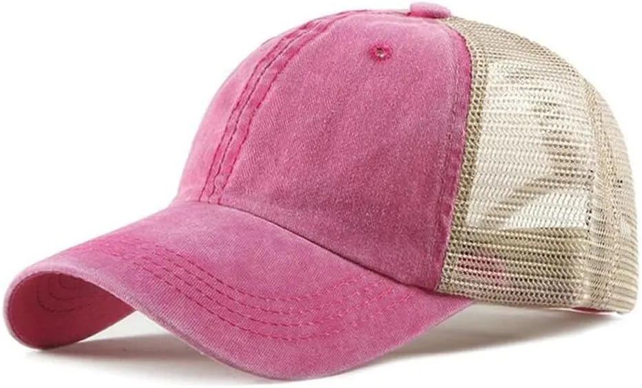 CLAPE Mesh Baseball Cap Summer Breathable Trucker Mesh Hat Golf Dad Hats Quick Dry Cool Hats Outdoor Sports Running Cap
