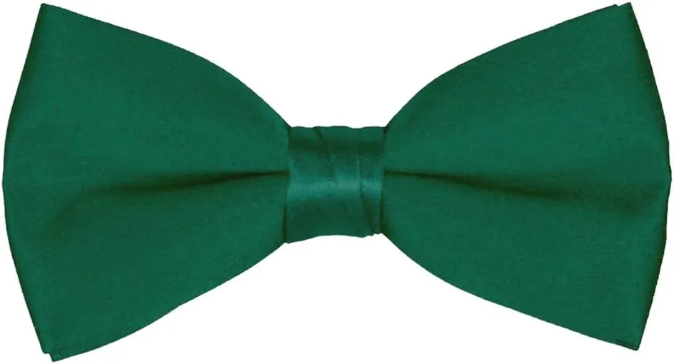 FOMANN Boys Wedding Bow Tie 6 Pack Children Chorus Pre-Tied Bowties Kids Tuxedo Solid Ties