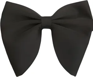 Formal Bow Ties for Men, Pre-Tied Black Bow Tie for Tuxedo Suit, Oversize Wedding Bowties, Elegant Tuxedo Bow Tie