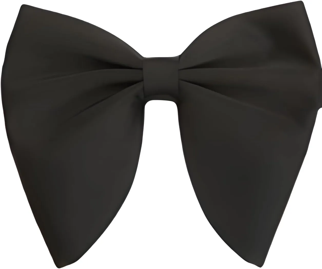 Formal Bow Ties for Men, Pre-Tied Black Bow Tie for Tuxedo Suit, Oversize Wedding Bowties, Elegant Tuxedo Bow Tie