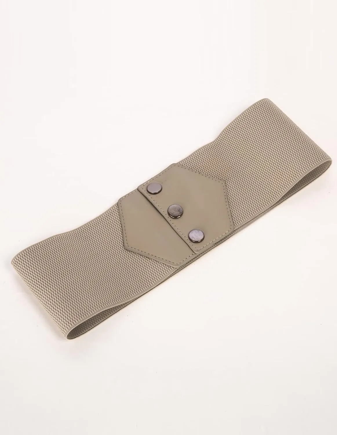 GRACE KARIN Women's Snap-Button Corset Belt Wide Elastic Belts for Dress Stretchy Waistband