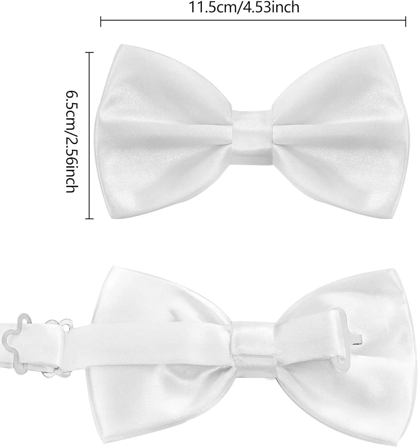 habibee Suspender and Bow Tie Set for Men Adjustable Braces with Y Back, Diverse Colors, Strong Clips