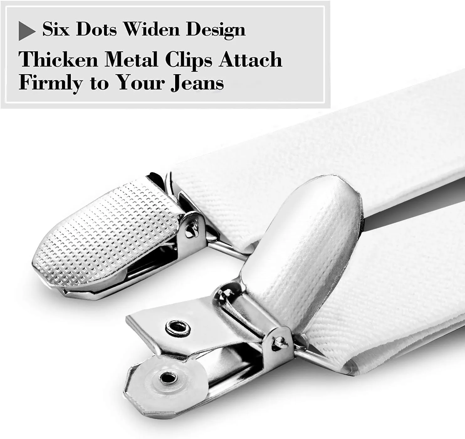 habibee Suspender and Bow Tie Set for Men Adjustable Braces with Y Back, Diverse Colors, Strong Clips