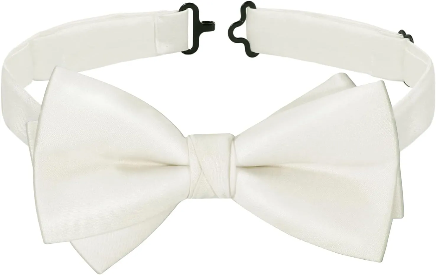 HOULIFE Bow Ties for Men Formal Satin Bowties Pre-tied Style Classic Tuxedo Bowtie Handkerchiefs Cufflinks Sets for Wedding