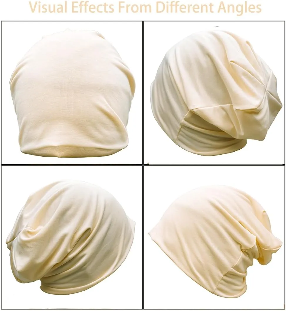 JarseHera Slouchy Beanie for Men Women Baggy Headwear Chemo Caps Cancer Hats