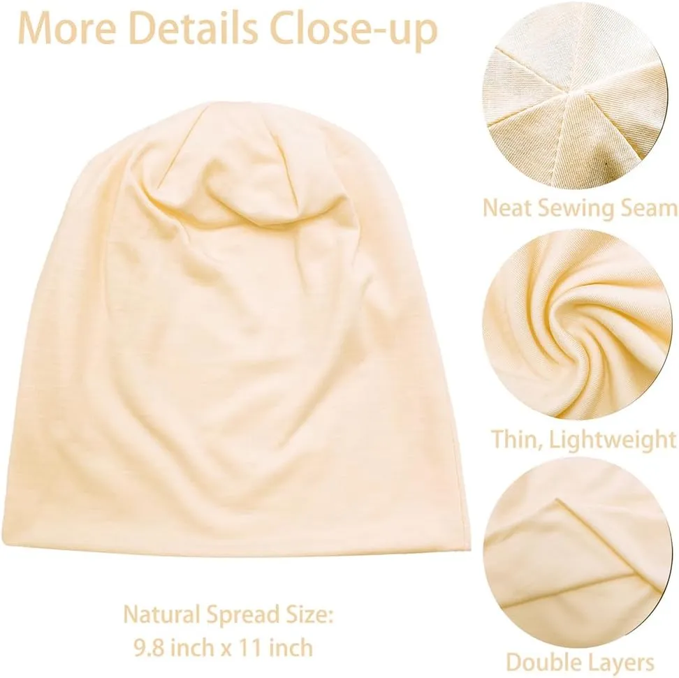 JarseHera Slouchy Beanie for Men Women Baggy Headwear Chemo Caps Cancer Hats