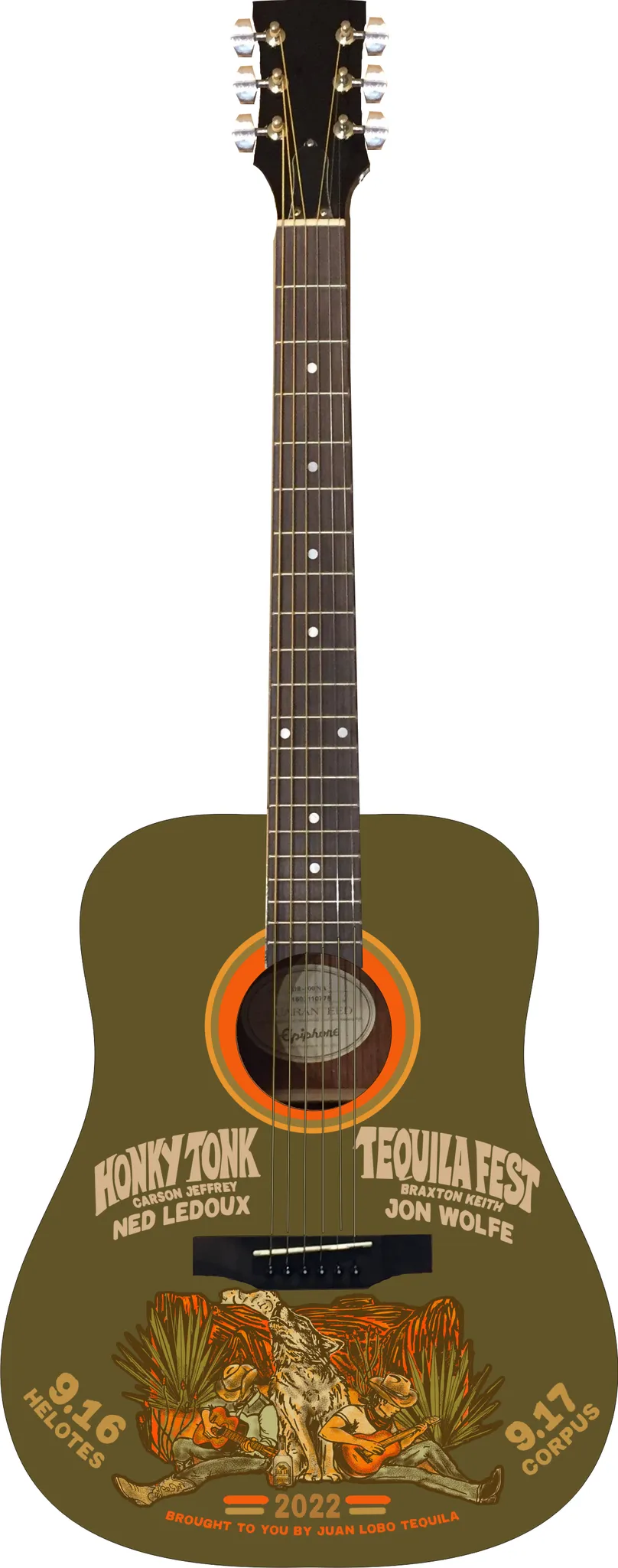 Jon Wolfe's Honky Tonk Tequila Fest Guitar