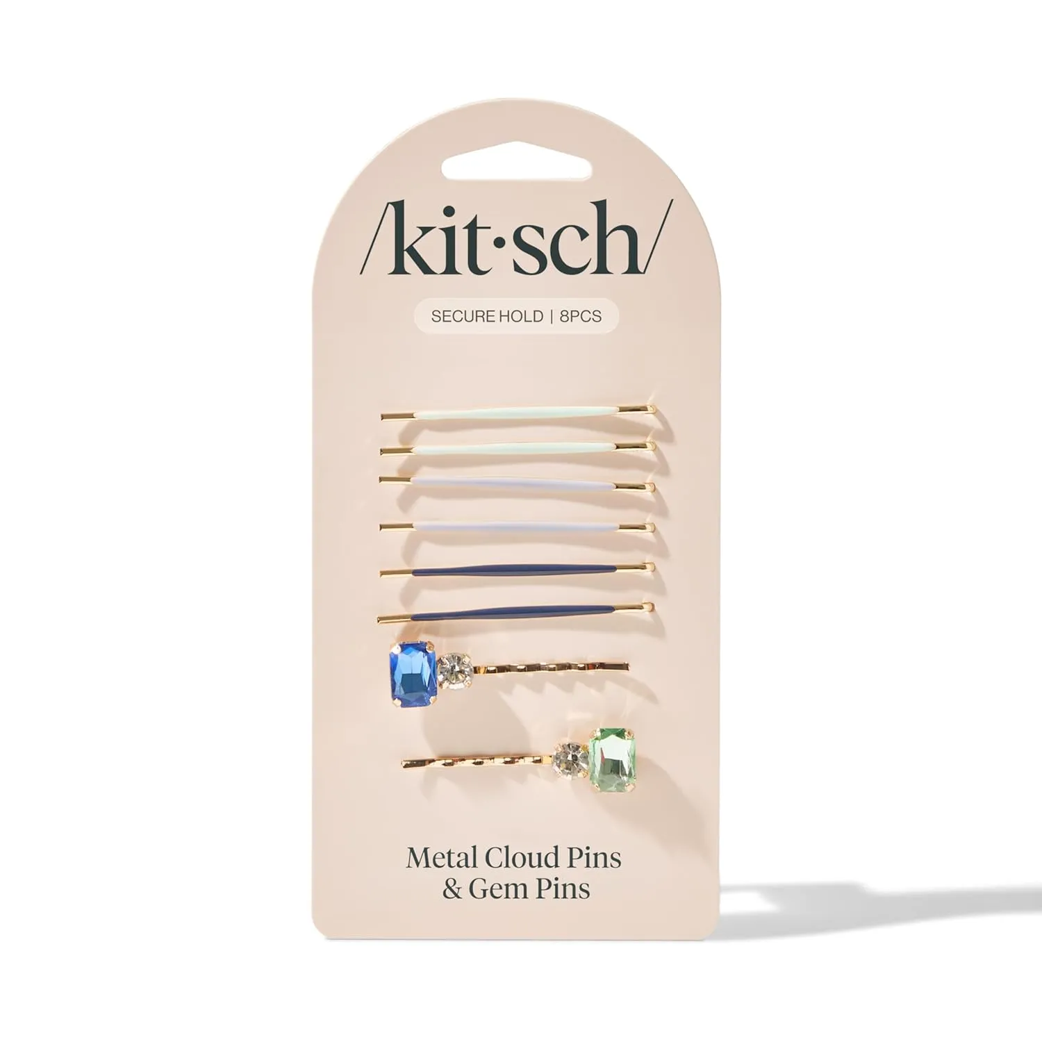 Kitsch Gem Bobby Pins for Women - Stylish Rhinestone Hair Accessories | Elegant Hair Pins Decorative for Styling | Bobby Pin Set - Garden Bouquet, 8pcs