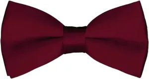 Mens Classic Pre-Tied Satin Formal Tuxedo Bowtie Adjustable Length Large Variety Colors Available