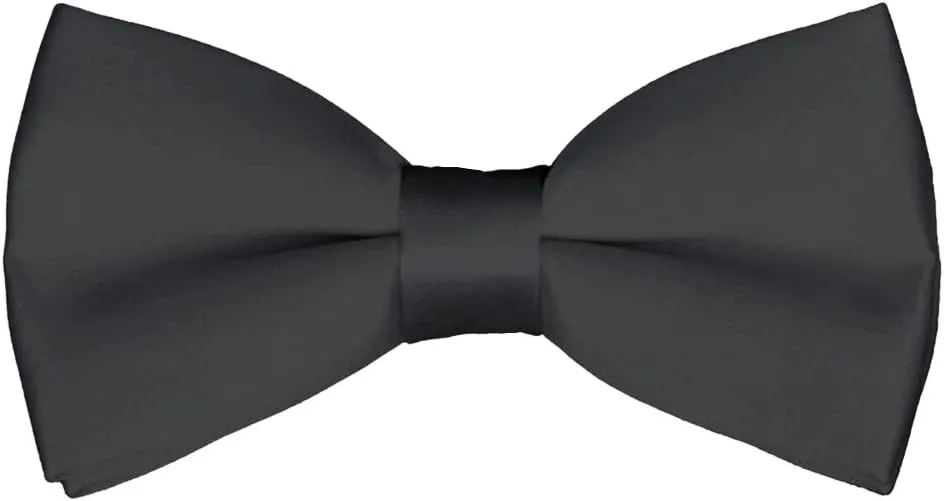 Mens Classic Pre-Tied Satin Formal Tuxedo Bowtie Adjustable Length Large Variety Colors Available