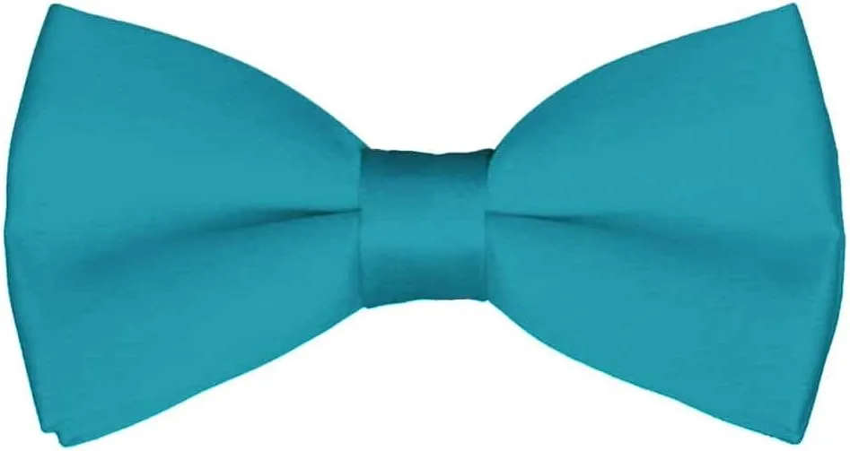 Mens Classic Pre-Tied Satin Formal Tuxedo Bowtie Adjustable Length Large Variety Colors Available