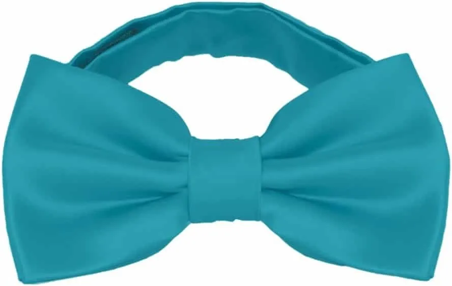 Mens Classic Pre-Tied Satin Formal Tuxedo Bowtie Adjustable Length Large Variety Colors Available