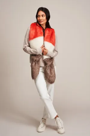 Multi Vixen Faux Fur Scarf