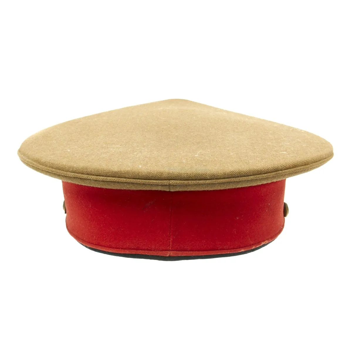 Original British WWI Staff Officer's Peaked Cap with Provenenance Tag