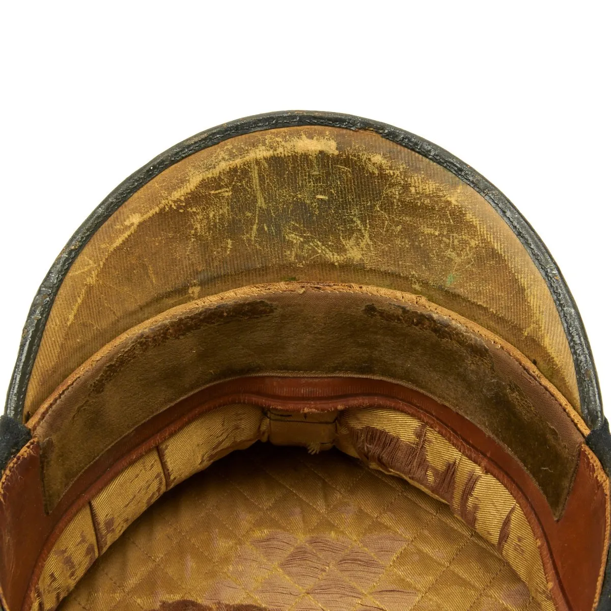 Original British WWI Staff Officer's Peaked Cap with Provenenance Tag