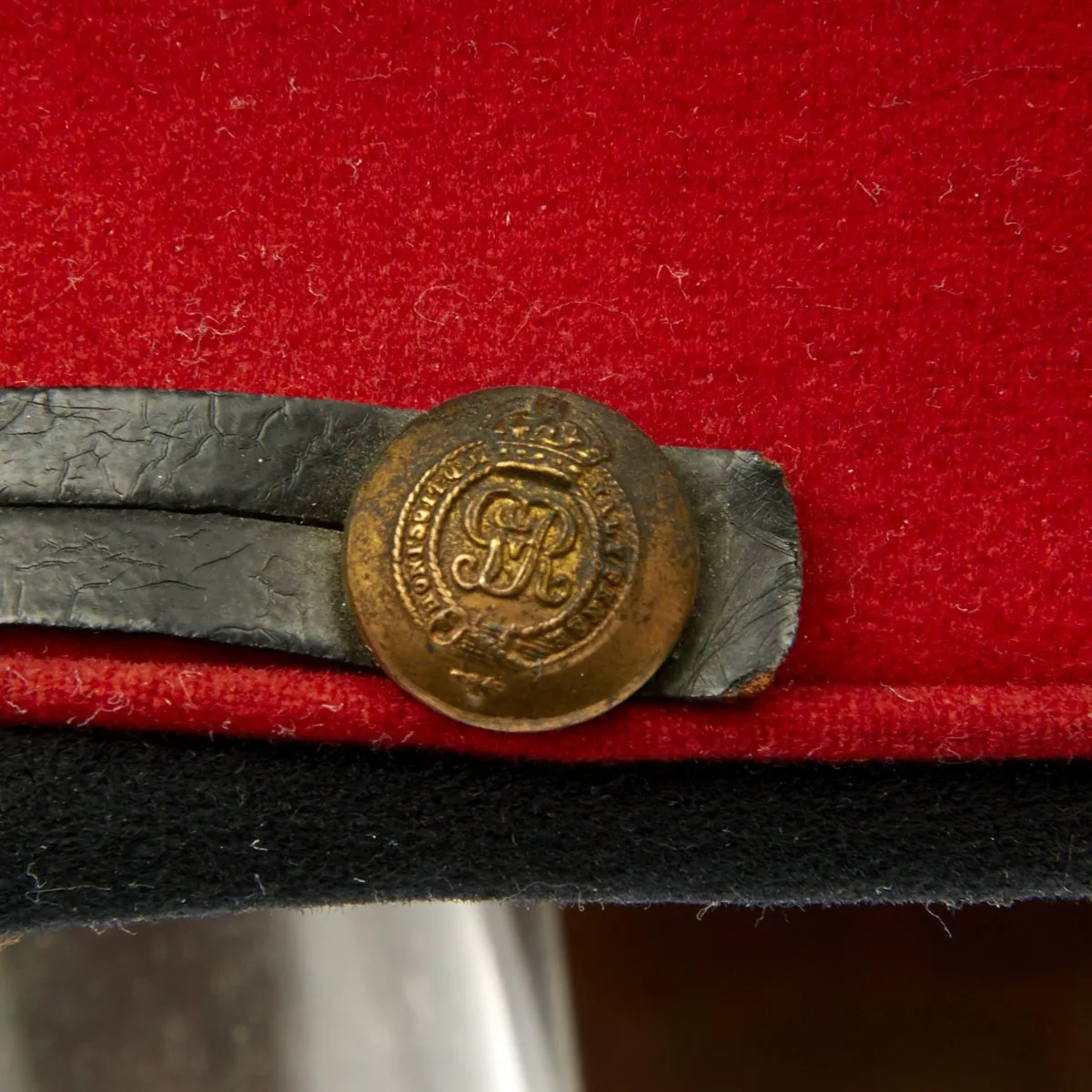 Original British WWI Staff Officer's Peaked Cap with Provenenance Tag