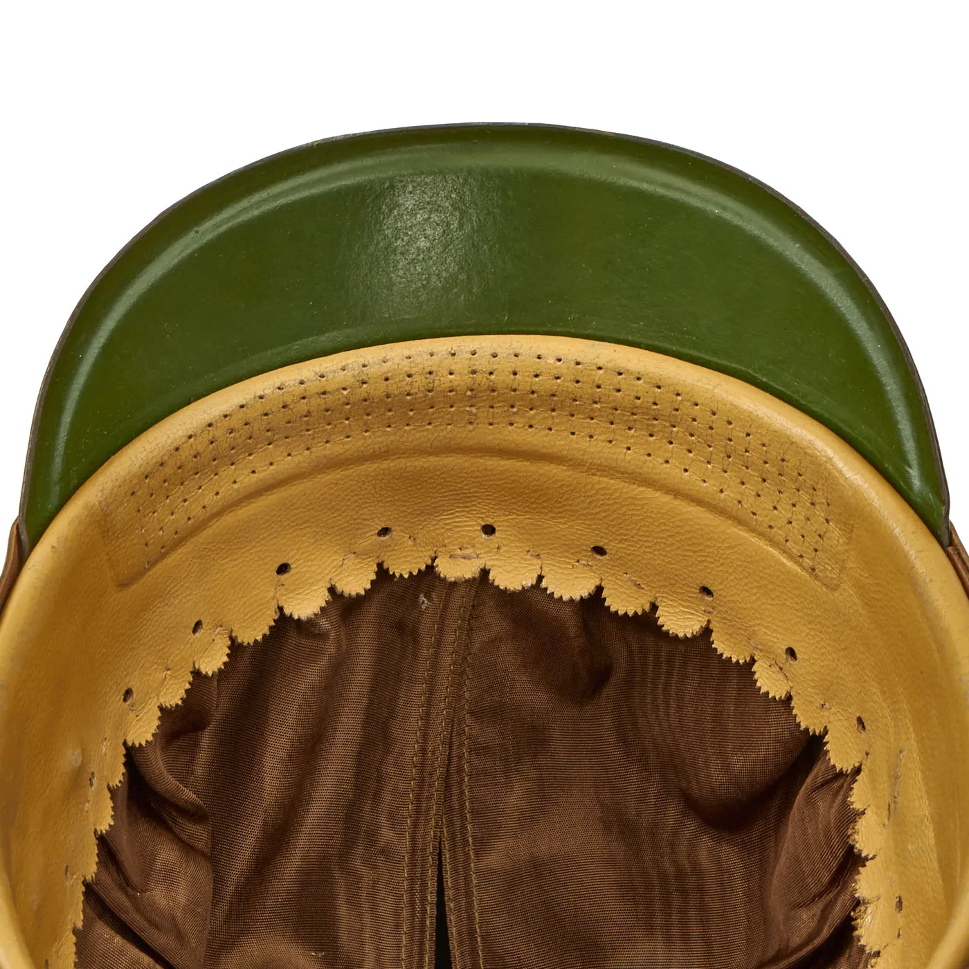 Original German WWII Late Pattern High End Metropolitan Police Shako with Chins Scales & Cockade
