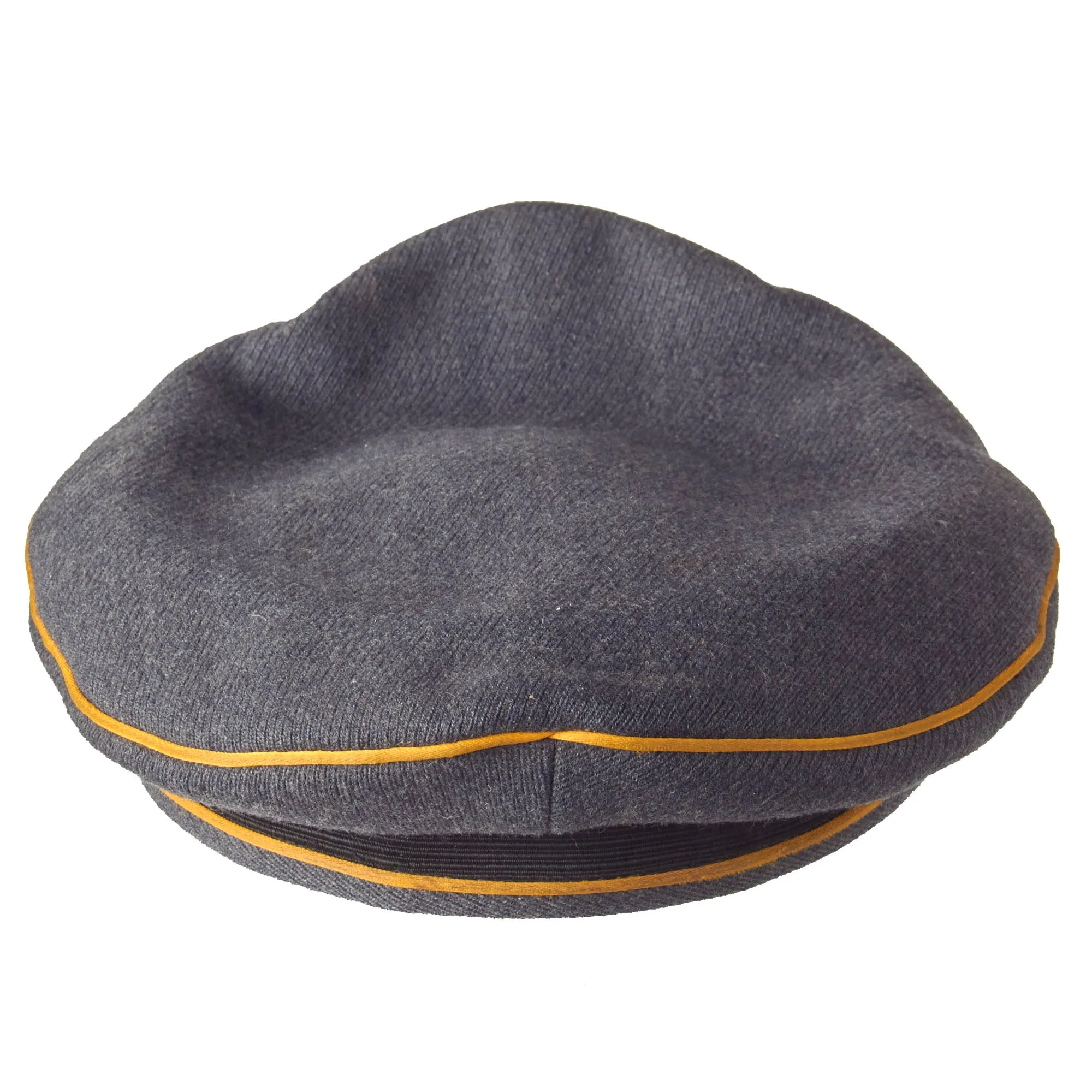 Original German WWII Service Worn Luftwaffe Flight Branch EM/NCO Schirmmütze Visor Crush Cap