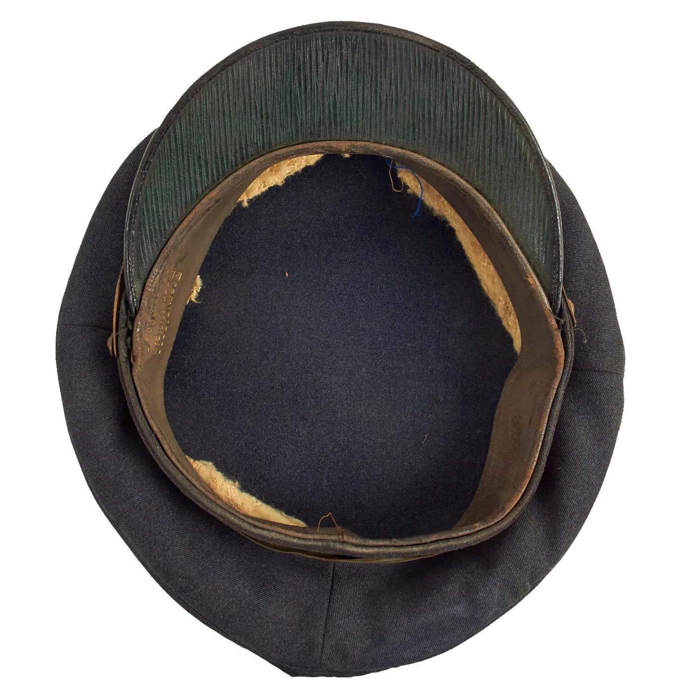 Original Italian WWII Air Ministry Flight Log, Peaked Visor and Photographs for Lieutenant Bruno Vesselizza, 171st Squadron R.M. Regia Marina Navy Command