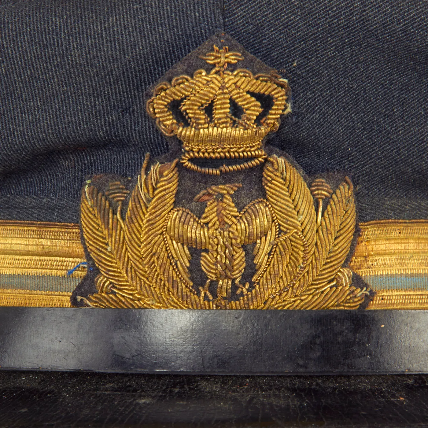 Original Italian WWII Air Ministry Flight Log, Peaked Visor and Photographs for Lieutenant Bruno Vesselizza, 171st Squadron R.M. Regia Marina Navy Command