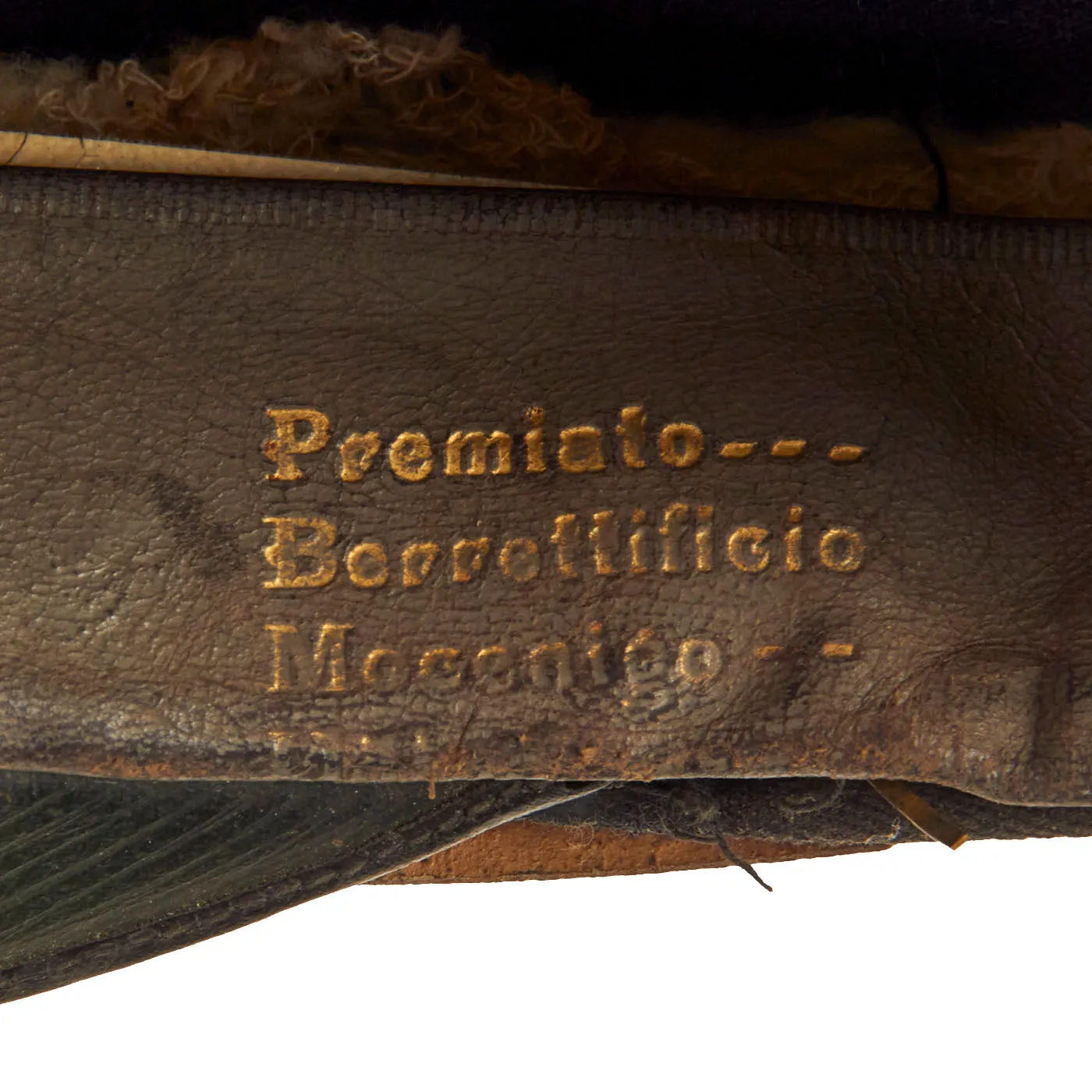 Original Italian WWII Air Ministry Flight Log, Peaked Visor and Photographs for Lieutenant Bruno Vesselizza, 171st Squadron R.M. Regia Marina Navy Command