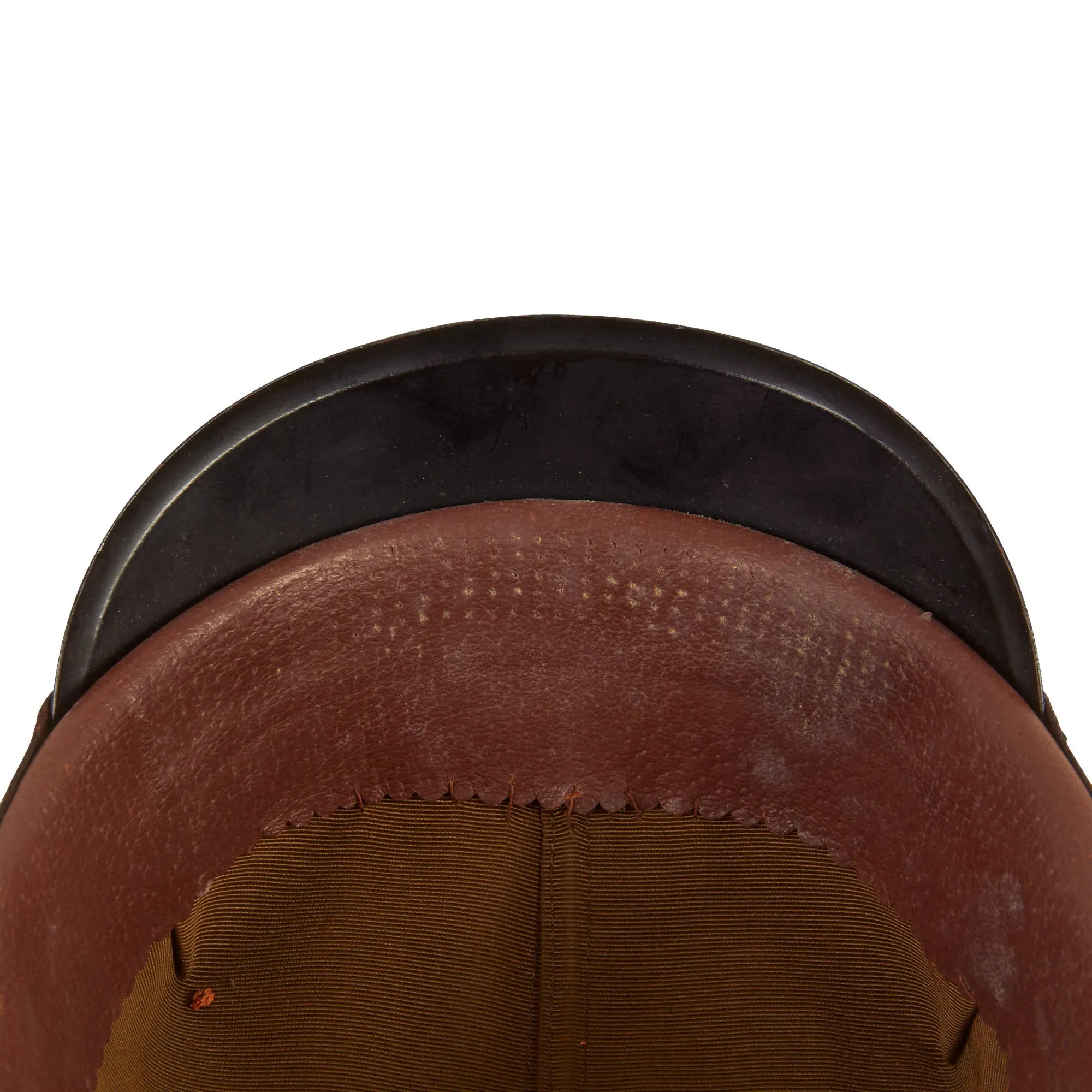 Original Rare Cased German WWII Late Pattern High End Metropolitan Police Shako with Chins Scales & Cockade
