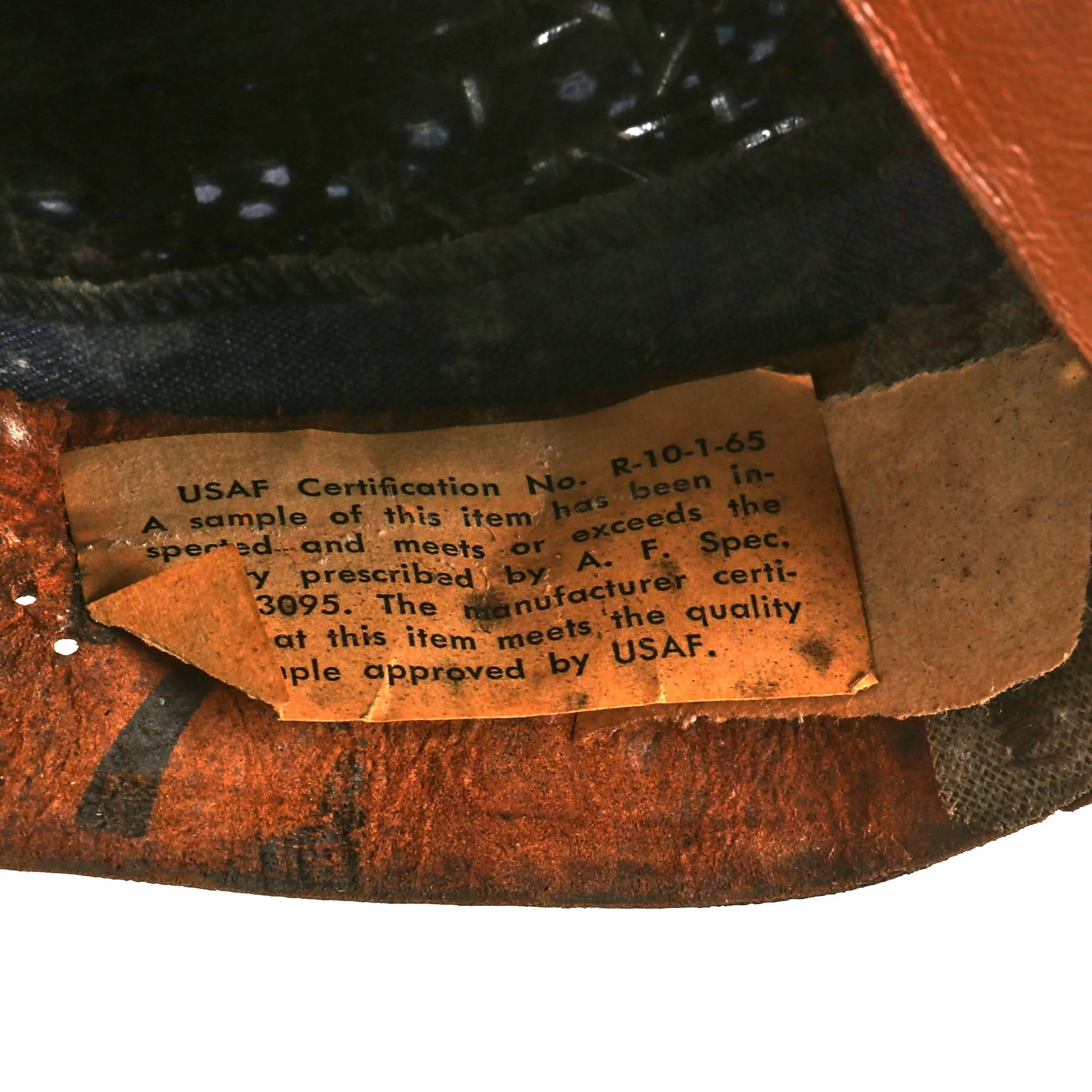 Original U.S. Vietnam War Era Named US Air Force General Officer’s Peaked Visor for Major General Marvin C. Demler, Secretary of the Air Force - WWII Project Officer for the First  B-29 Aircraft Modifications for Delivery of Atomic Bomb