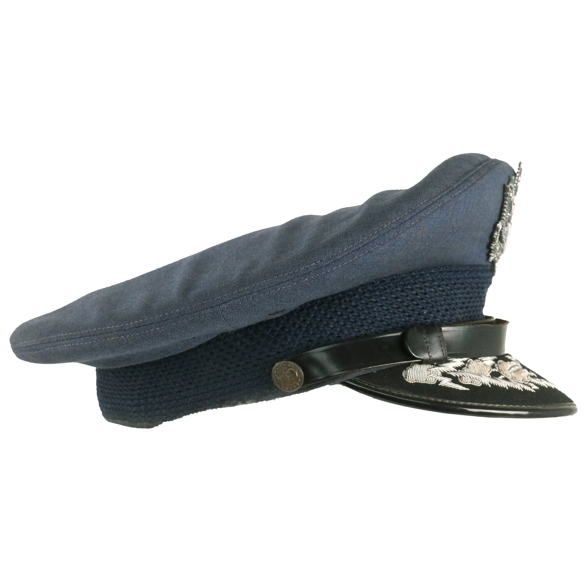 Original U.S. Vietnam War Era Named US Air Force General Officer’s Peaked Visor for Major General Marvin C. Demler, Secretary of the Air Force - WWII Project Officer for the First  B-29 Aircraft Modifications for Delivery of Atomic Bomb