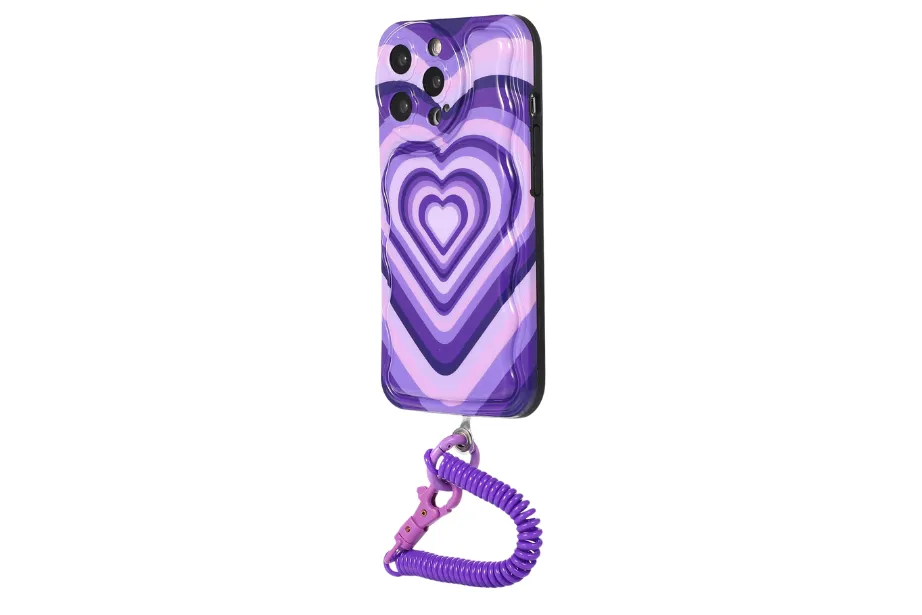 Purple Hearts Phone Case