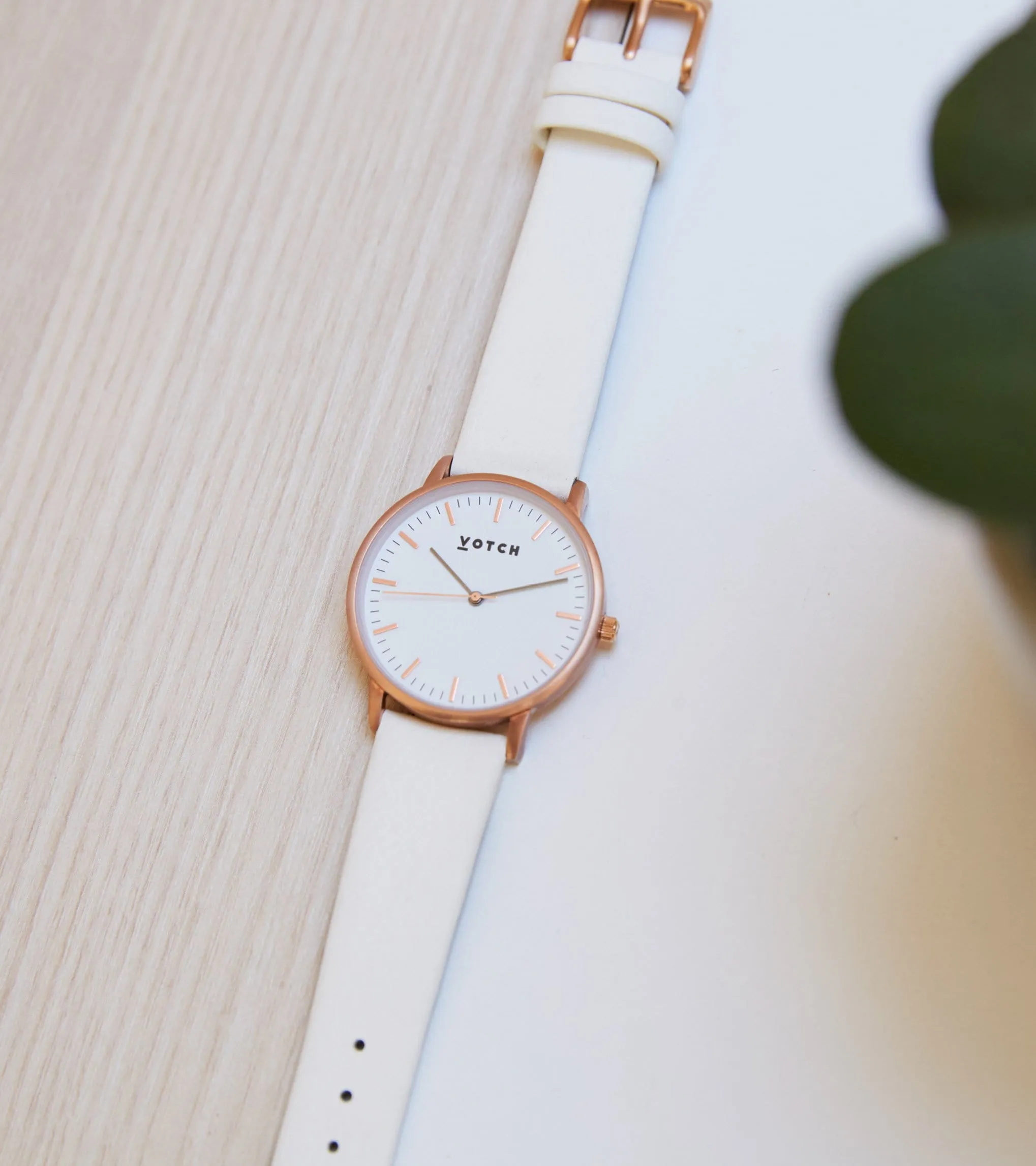 Rose Gold & Off White Watch | Moment
