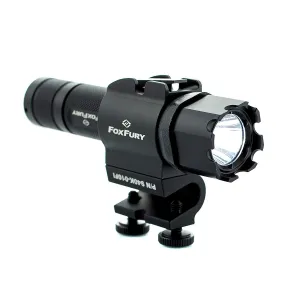 SideSlide C-Clamp Side Mounted Helmet Light, Fire and Impact Resistant, Waterproof, 200 Lumens, Black