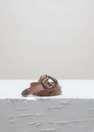 STUD Belt Nutmeg Gold