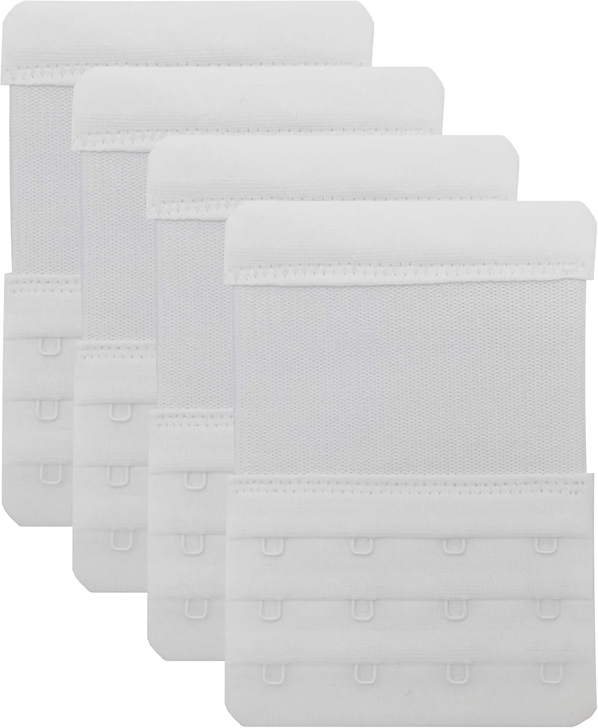 Tamlien 4 Hook Bra Extenders,Stretchy Soft and Comfortable Bra Strap Extender