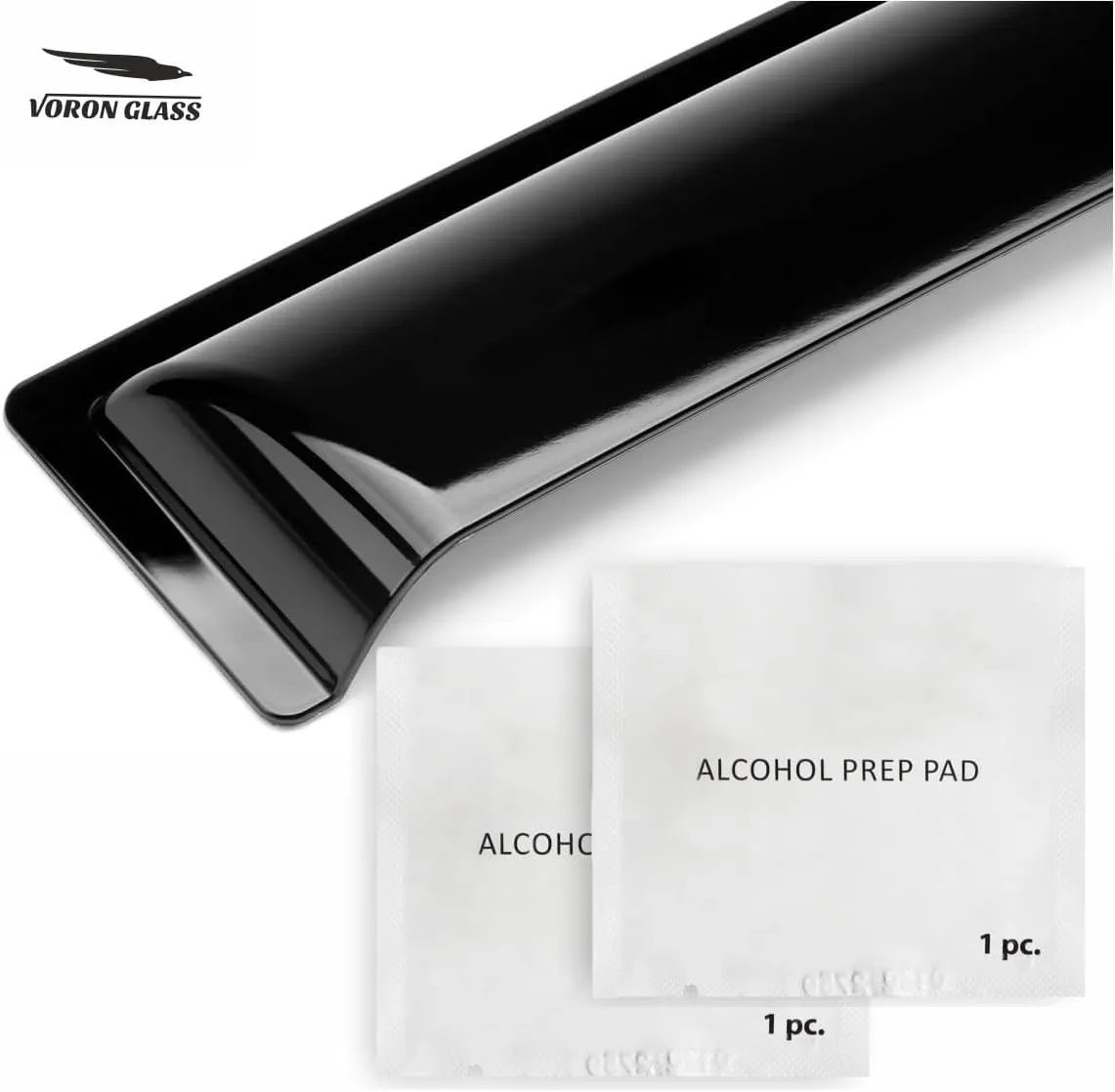 Tape-on Extra Durable Rain Guards for Nissan Rogue Sport 2017-2022, Window Deflectors, Vent Window Visors, 6 Pieces - 100464