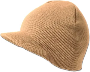 TOP HEADWEAR Solid Cuffless Beanie Visor