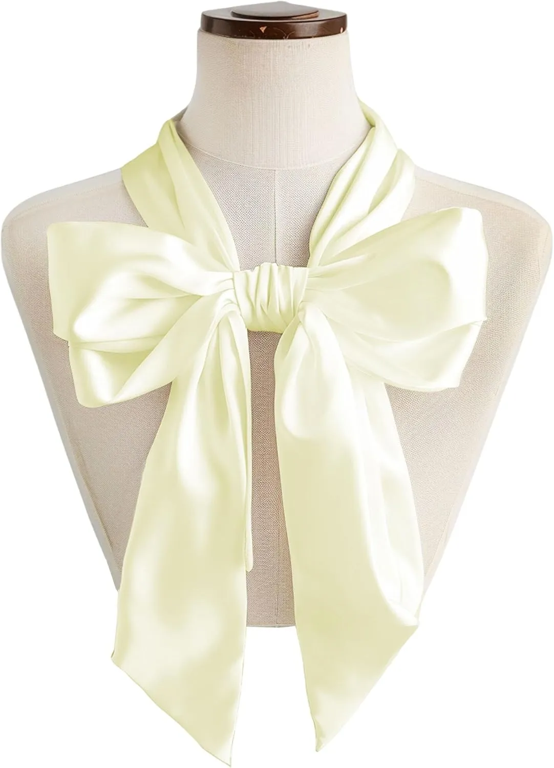 Women Wedding Satin Sash Belt 4'' Wide Double Side Chiffon Sash Bridal Waist Belts