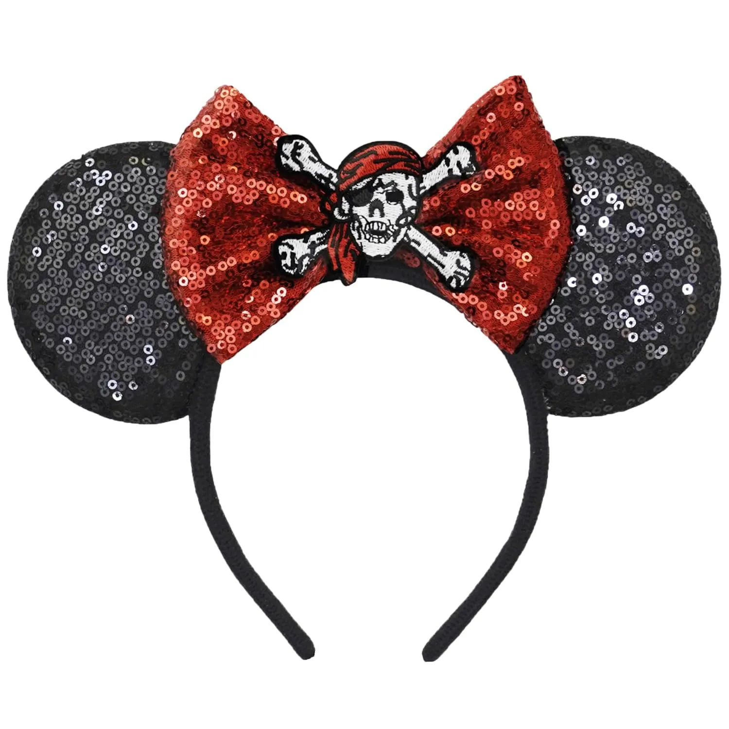 XINXIYAN Pirate Costume Women Pirate Hat Pirate Accessories Mouse Ears Headband(Pirate)